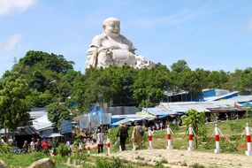 Cam (Forbidden) Mountain in Tinh Bien District, An Giang province